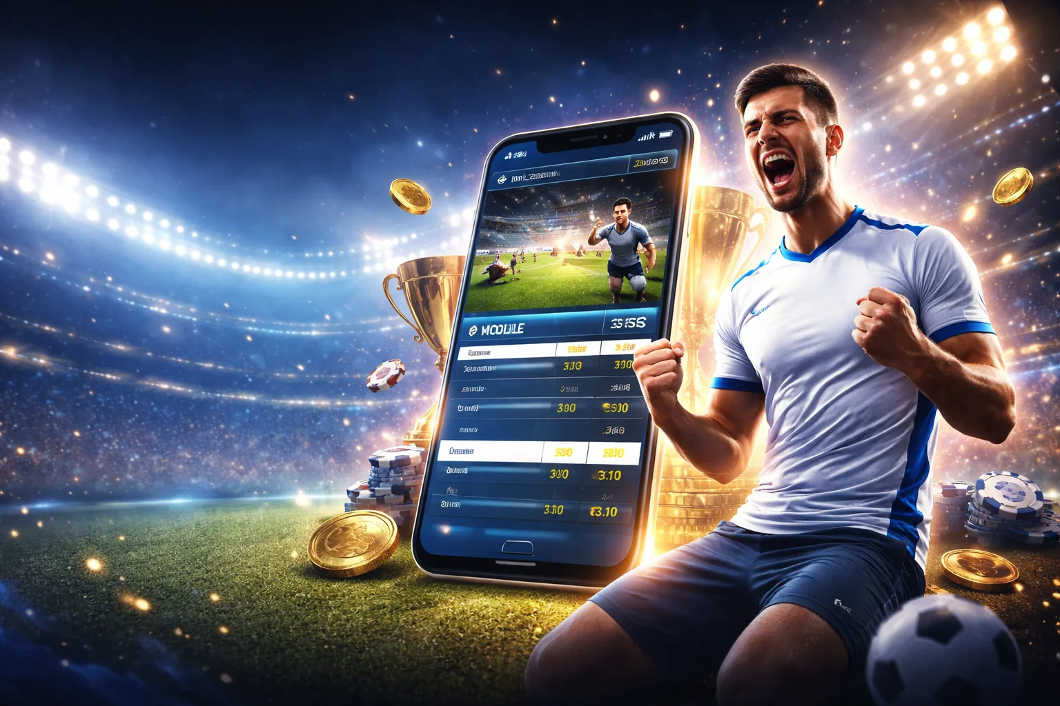Hình nền ứng dụng cá cược thể thao Bet MGM